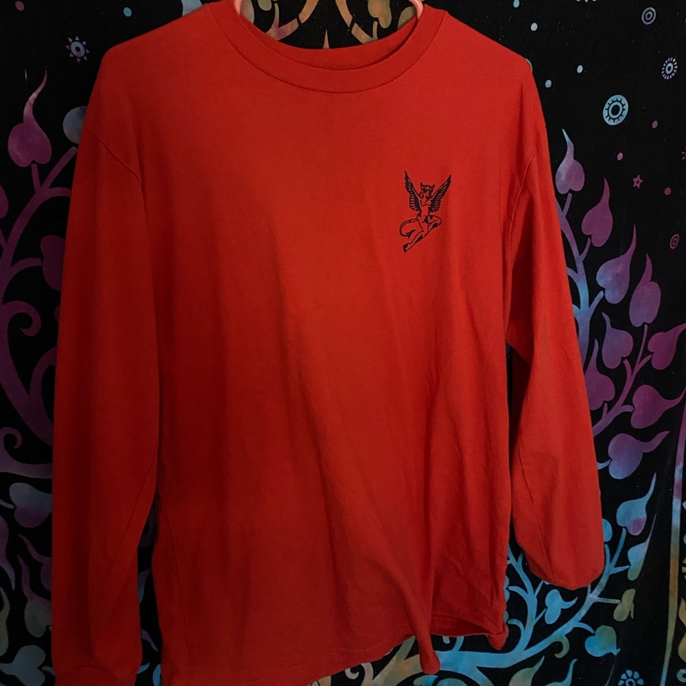 Orange Brixton long sleeve shirt